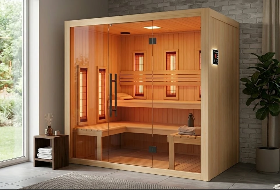 Sauna Infrared Wellness – sauna domowa Sautu, Nowoczesna sauna na podczerwień – łagodne ciepło i głęboka regeneracja ciała.